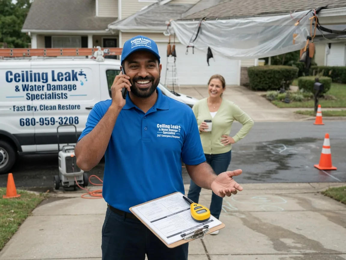 Ceiling Leak Cleanup Kirkwood, MO FAQs